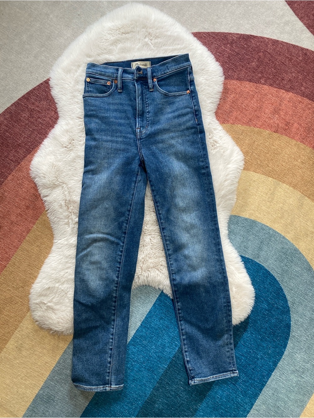 Madewell Perfect Vintage Jean in Medium Blue Wash
